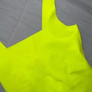 Zara Neon Yellow Bodysuit